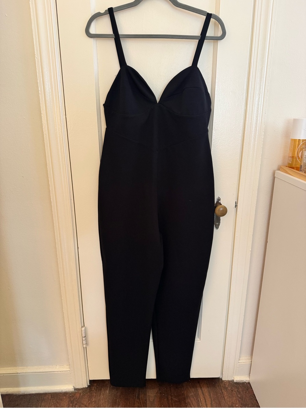 Zara Black Spaghetti Strap Jumpsuit